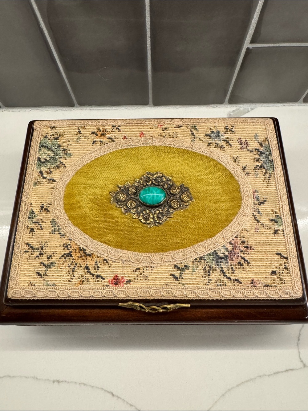 Vintage ‘Reuge’ Sainte Croix Embellished Music Box